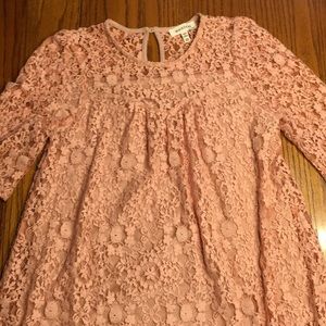 Monteau LA pink lace top